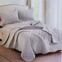 MINGDA - Set de Cobertor 2pz + Juego de sabanas + fundas 100% Calidad