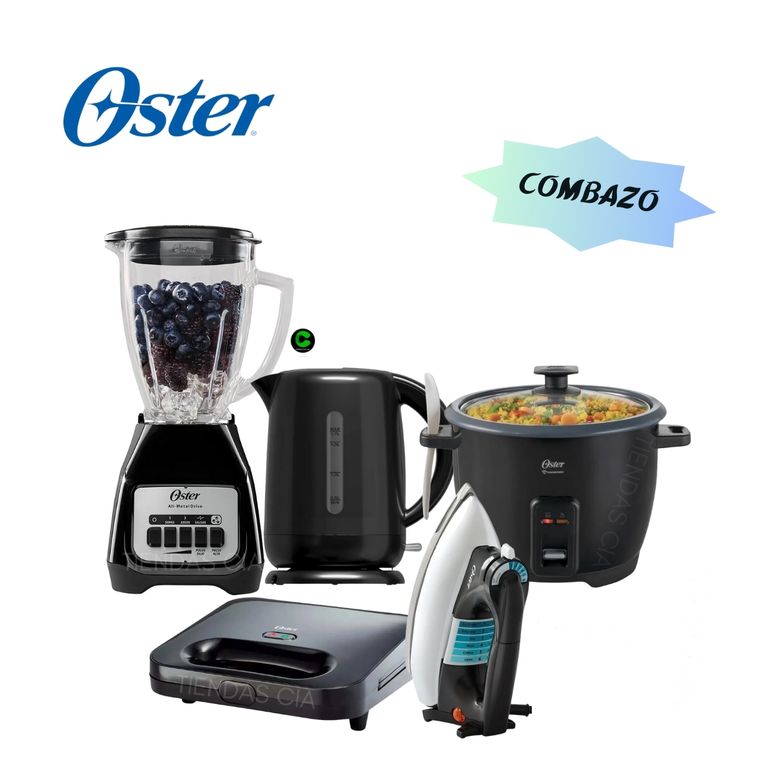 Combo Licuadora + Hervidor + OllArrocera + Sandwichera Y Plancha