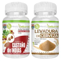 HEALTHNATURAL - CASTAÑO DE INDIAS + LEVADURA DE CERVEZA