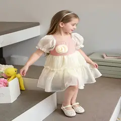 GENERICO - VESTIDO PARA NIÑA BEBE CON DISEÑOS DE ROSAS