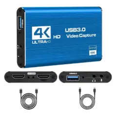 GENERICO - Capturador Hdmi Audio Video Usb 3.0 4k Full HD Streaming