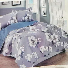 MINGDA - Set de Cobertor 2pz + Juego de sabanas + fundas 100% Calidad