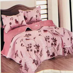 MINGDA - Set de Cobertor 2pz + Juego de sabanas + fundas 100% Calidad