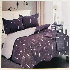 MINGDA - Set de Cobertor 2pz + Juego de sabanas + fundas 100% Calidad