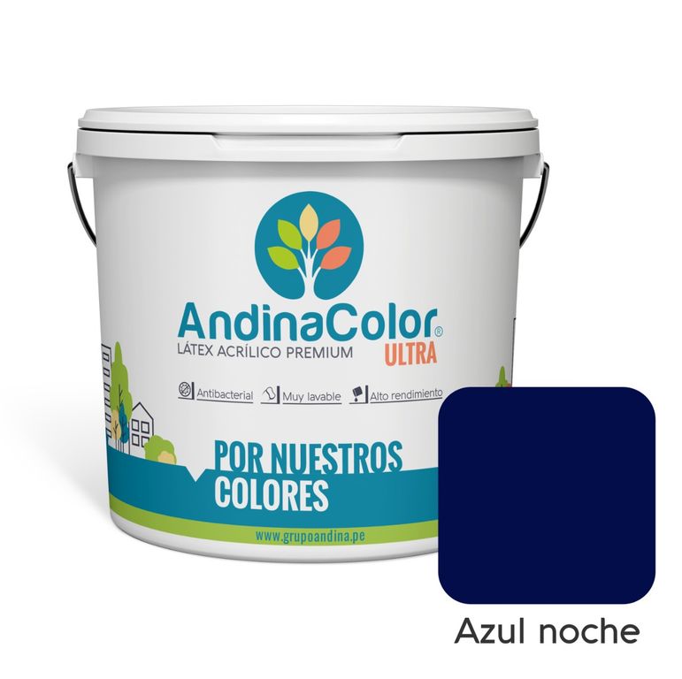 PINTURA ULTRA LATEX AZUL NOCHE 1 GALON