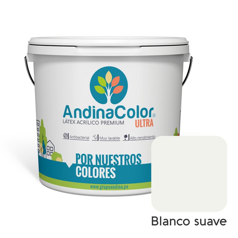 PINTURA ULTRA LATEX BLANCO SUAVE 1 GALON