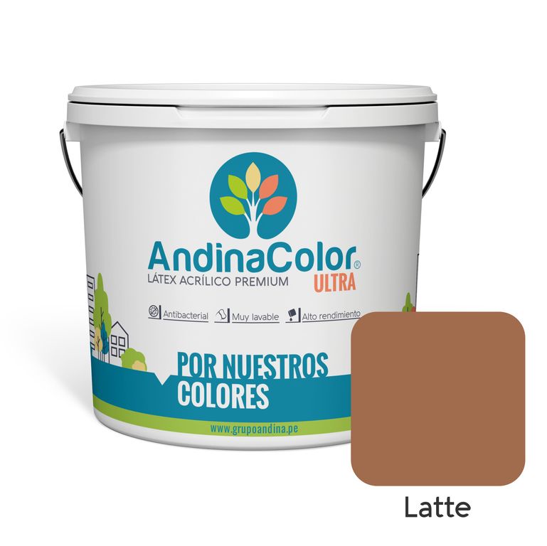 PINTURA ULTRA LATEX LATTE 1 GALON