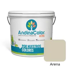 ANDINACOLOR - PINTURA ULTRA LATEX ARENA 1 GALON
