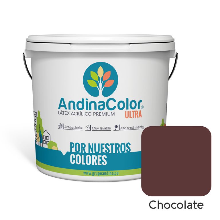 PINTURA ULTRA LATEX CHOCOLATE 1 GALON