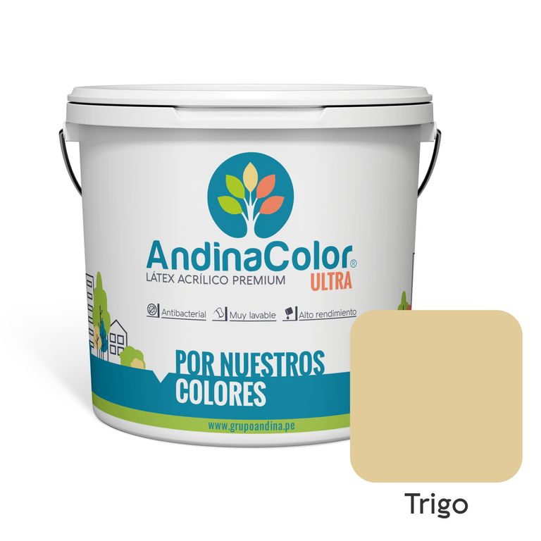 PINTURA ULTRA LATEX TRIGO 1 GALON