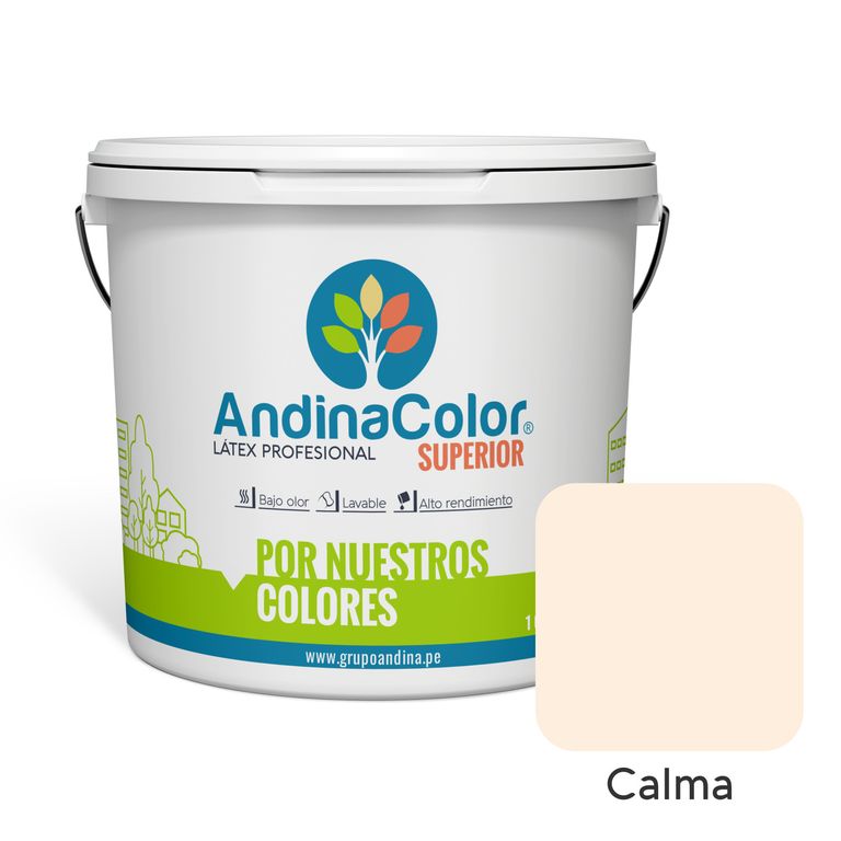 PINTURA SUPERIOR CALMA LATEX 1 GALON