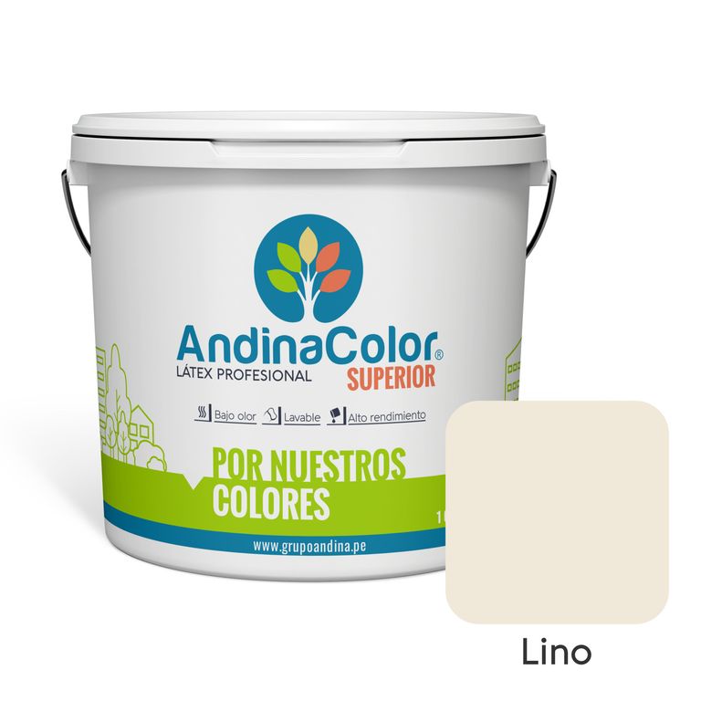 PINTURA SUPERIOR LINO LATEX 1 GALON