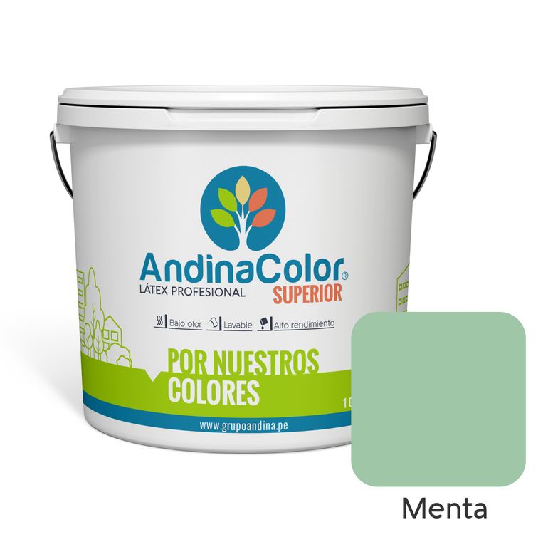 PINTURA SUPERIOR MENTA LATEX 1 GALON
