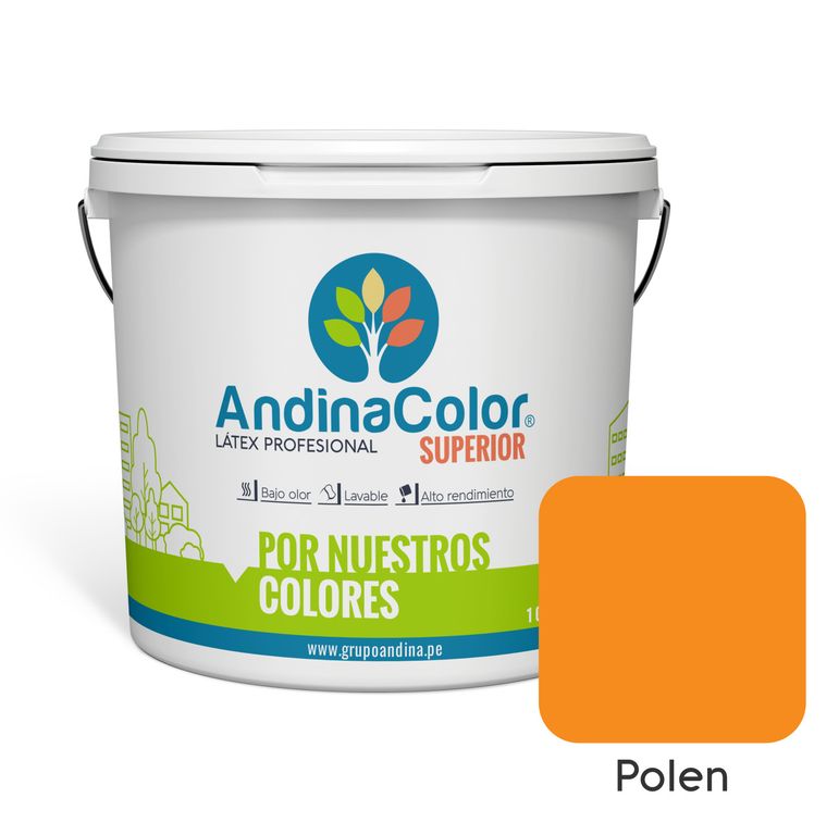 PINTURA SUPERIOR POLEN LATEX 1 GALON