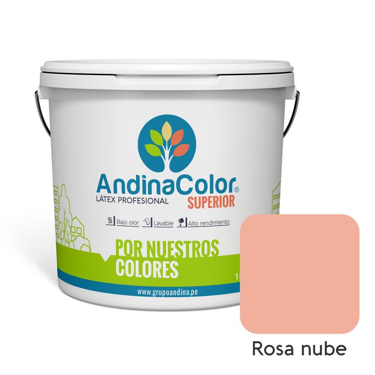 PINTURA SUPERIOR ROSA NUDE LATEX 1 GALON
