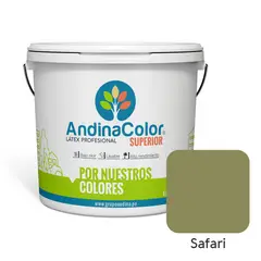 ANDINACOLOR - PINTURA SUPERIOR SAFARI LATEX 1 GALON