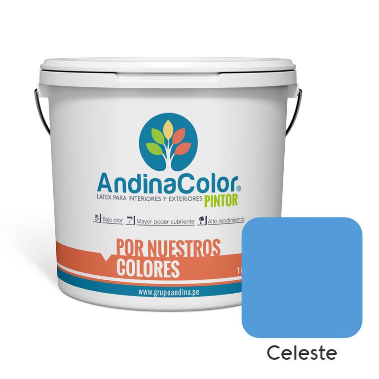 PINTURA PINTOR CELESTE LATEX 1 GALON