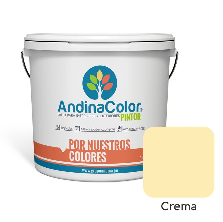 PINTURA PINTOR CREMA LATEX 1 GALON
