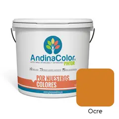 ANDINACOLOR - PINTURA PINTOR OCRE LATEX 1 GALON