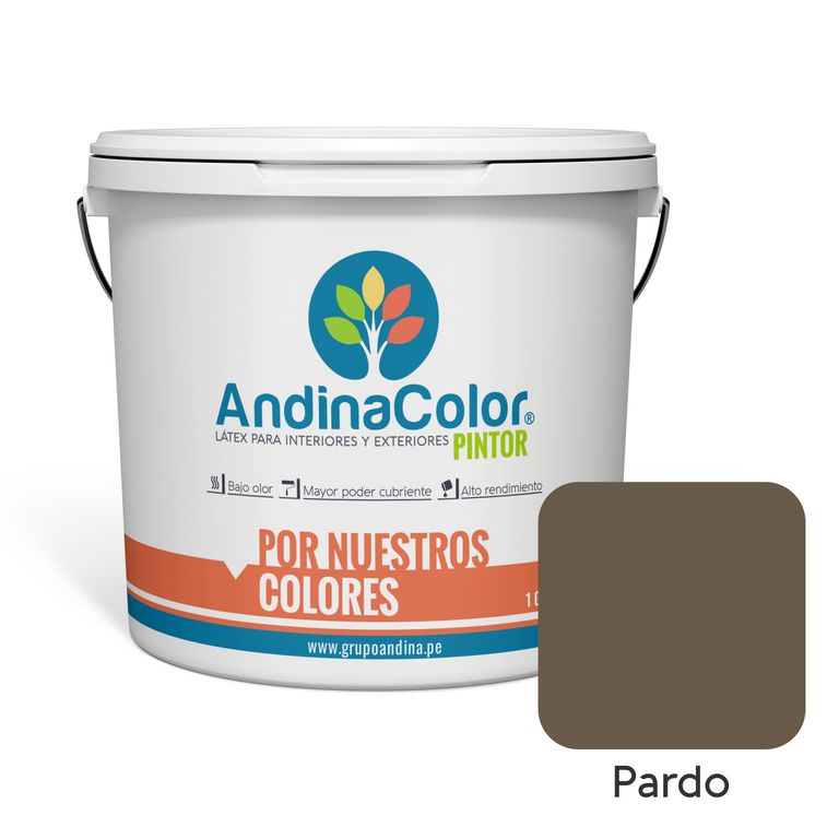 PINTURA PINTOR PARDO LATEX 1 GALON