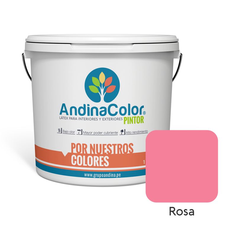 PINTURA PINTOR ROSA LATEX 1 GALON