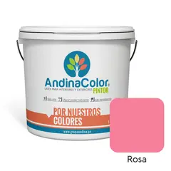 ANDINACOLOR - PINTURA PINTOR ROSA LATEX 1 GALON