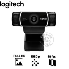 LOGITECH - C922 Pro Cámara Web Streaming Full HD 1080p con Trípode