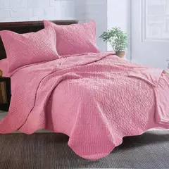 MINGDA - Set de Cobertor 2pz + Juego de sabanas + fundas 100% Calidad