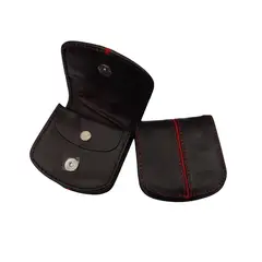 PERRY JHAN - Monedero de Cuero con Sujetador para Correa de caballero