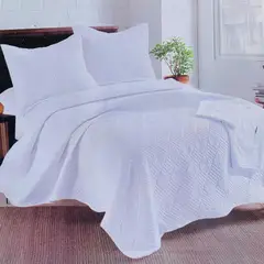 MINGDA - Set de Cobertor 2pz + Juego de sabanas + fundas 100% Calidad