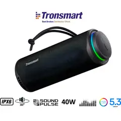 TRONSMART - T8 Parlante Portatil Bluetooth 5.3 40W Acuatico 360°
