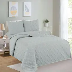 CASATEX - Set de Cobertor 2pz + Juego de sabanas + fundas 100% Calidad