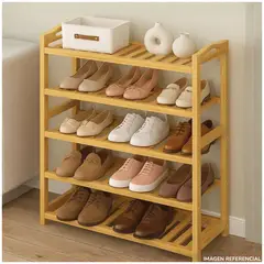 INSPIRA MARKET - Organizador Zapatero Bambú 5 niveles