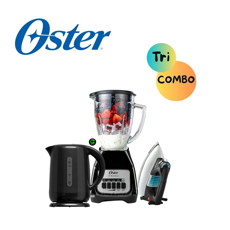 Tri-Combo Licuadora + Hervidor de 1.7 L Y Plancha