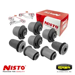 POWERED BY G4X4 GLOBAL 4 X 4 PE - Jgo Bocinas Nisto Trapecios Delanteros para BT-50 2012-2021