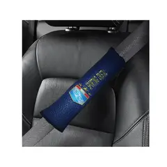 GENERICO - 2 PIEZAS DE PROTECTOR PARA CINTURON DE SEGURIDAD - DISEÑO DE CRISTAL