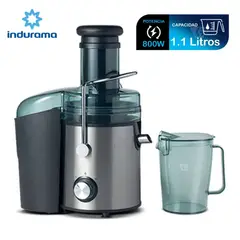 INDURAMA - Extractor de Jugo EI-CR Acero inoxidable