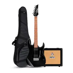 IBANEZ - GIO PACK GRX20 BLACK NIGHT - ORANGE CRUSH 12W