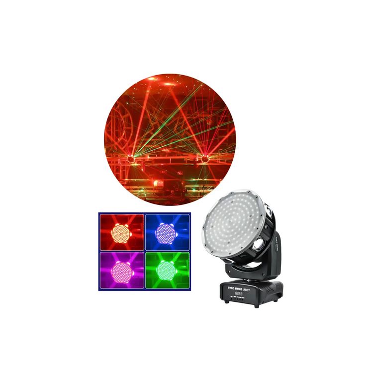 Cabeza Movil Pixel Beam Wash Fiesta Disco Evento Escenario