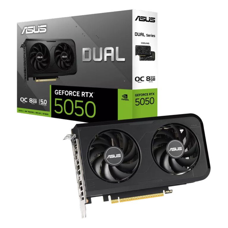 Tarjeta de Video Dual RTX 5050 8GB GDDR6 OC