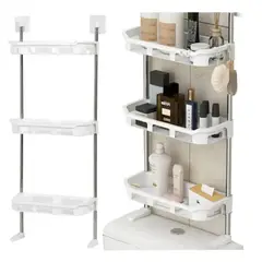 GENERICO - Organizador de baño cocina 3 niveles Estantes verduras frutas toallas