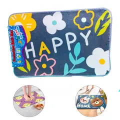 GENERICO - Tapete de Baño para Niños - Flores Happy Antideslizante y Absorbente