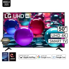 LG - Televisor 50" Smart UHD 4K Thinq Ai 50UA7300PSB - Nuevo 2025