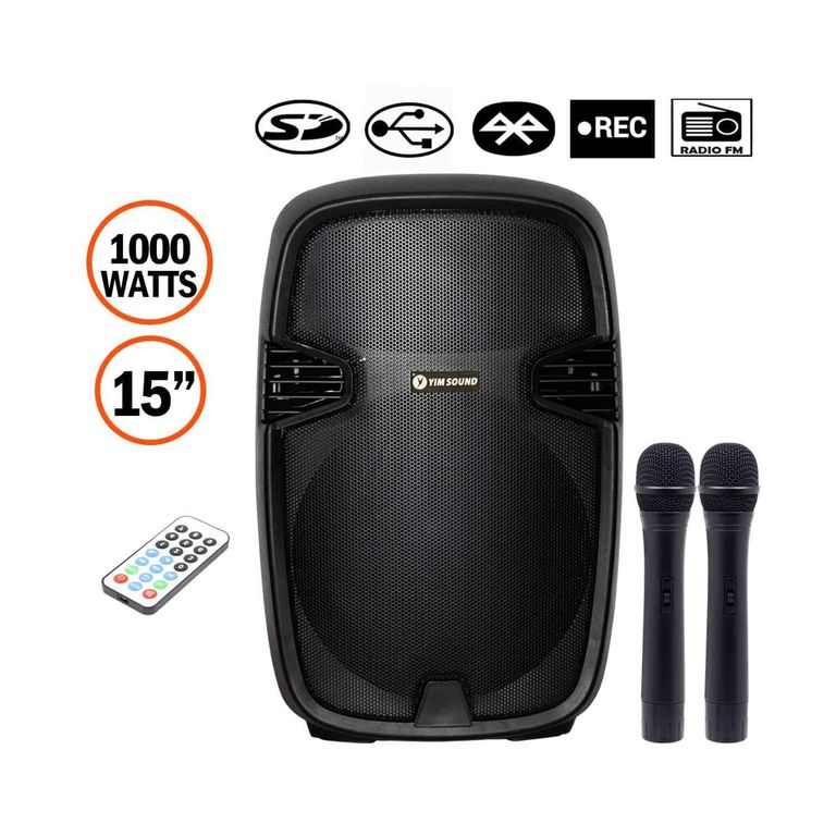 Parlante Activo 15″ 1000W SY-1679-15E YIM SOUND