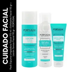 GENERICO - Pack Espuma + Exfoliante + Tónico Facial - PORTUGAL