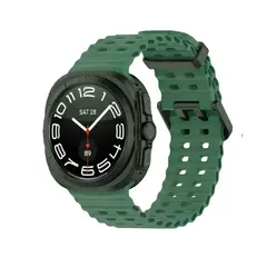 GENERICO - Correa silicona para samsung Galaxy Watch Ultra 47mm 2024 -2025 -Verde