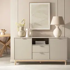 R&R MUEBLES - Aparador Moderno Luu 150 cm Capri