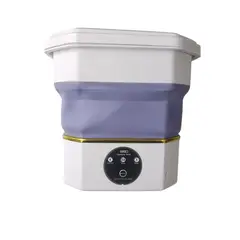 GENERICO - Mini Lavadora Portátil Plegable Ropa Pequeña- 6L