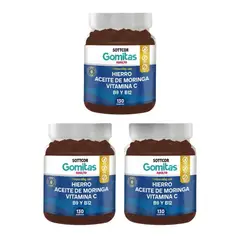 SOTTCOR LABS - PACK 3 GOMITAS HIERRO 390 UND