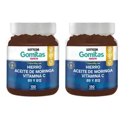 SOTTCOR LABS - PACK 2 GOMITAS HIERRO 260 UND